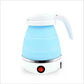 Folding Electric Kettle Mini Stainless Steel Food Silicone Kettle Travel Home Automatic Power Off Easy To Carry Simple Operation